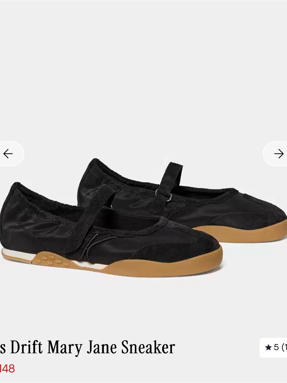 kate spade Black ballet flat Mary Jane Sneaker
